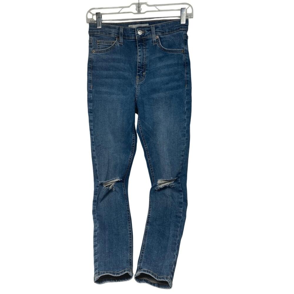 TopShop Moto Jeans Jamie 28x32‎ Distressed